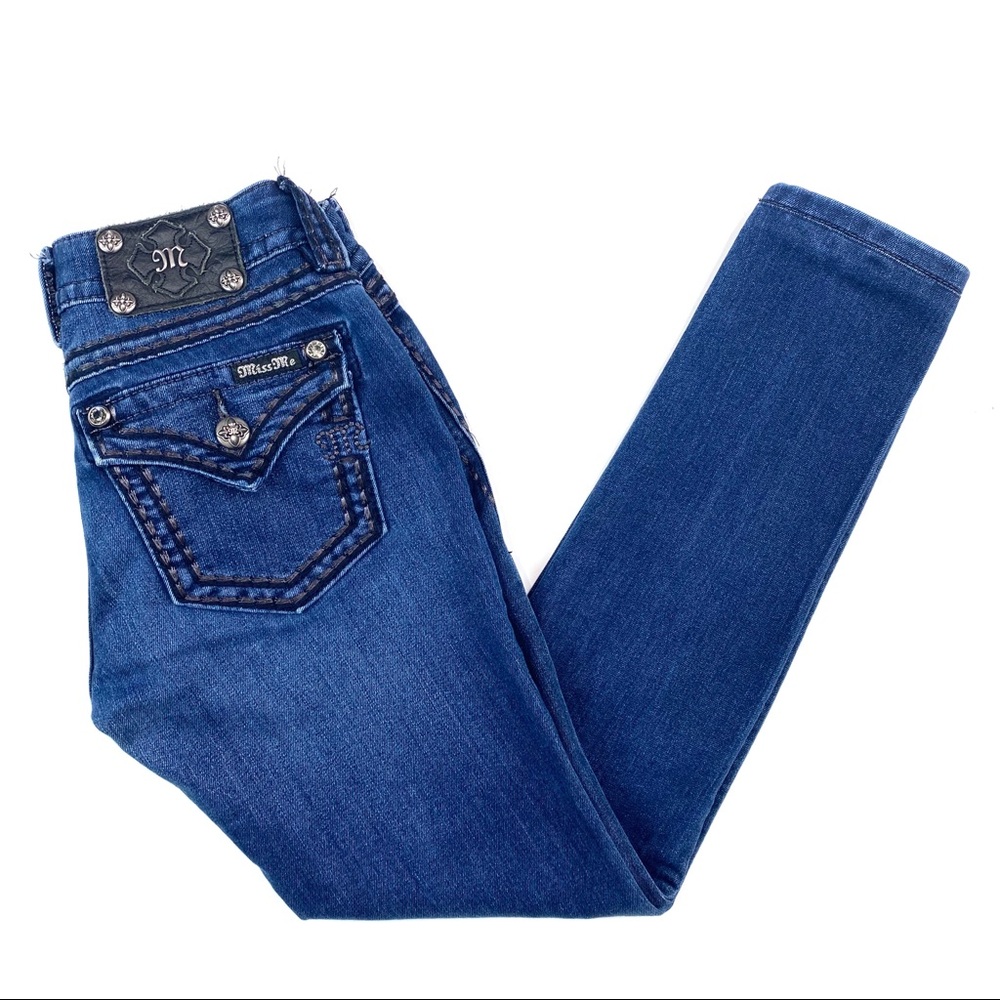 ALL JEANS DISCOUNTED!- Miss Me Women’s Signature Skinny Jeans - Picture 6 of 7